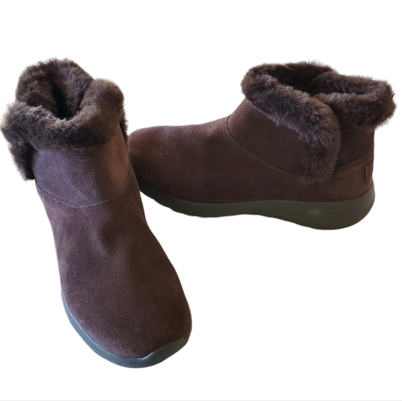 Skechers Air Cooled On The Go Leather Booties - Picture 8 of 12